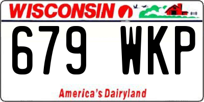 WI license plate 679WKP
