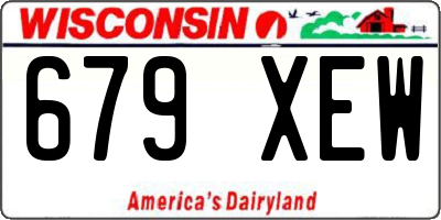 WI license plate 679XEW