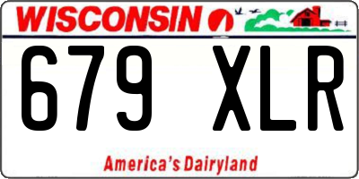WI license plate 679XLR