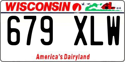 WI license plate 679XLW