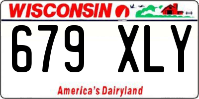 WI license plate 679XLY