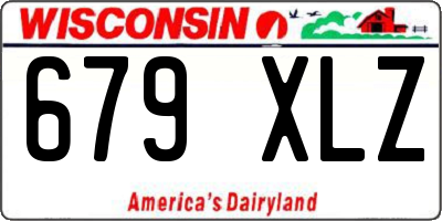 WI license plate 679XLZ