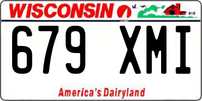 WI license plate 679XMI