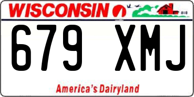 WI license plate 679XMJ