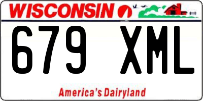 WI license plate 679XML