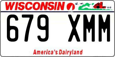 WI license plate 679XMM