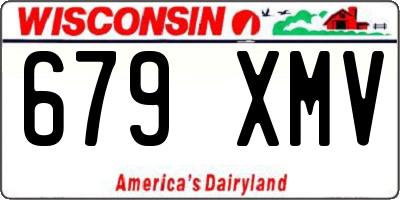 WI license plate 679XMV