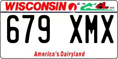WI license plate 679XMX