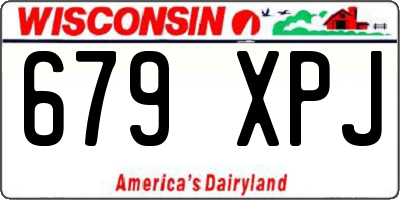 WI license plate 679XPJ