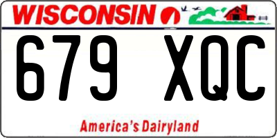 WI license plate 679XQC