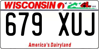 WI license plate 679XUJ