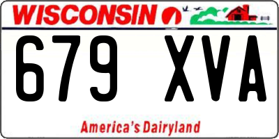 WI license plate 679XVA