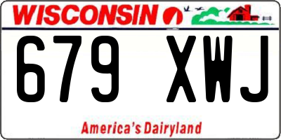 WI license plate 679XWJ