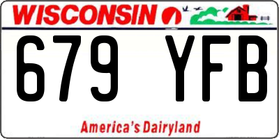 WI license plate 679YFB