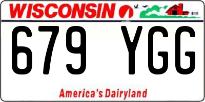 WI license plate 679YGG