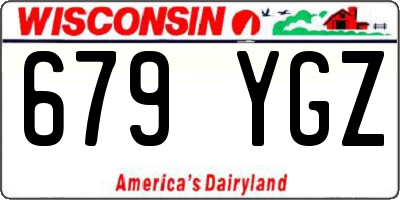 WI license plate 679YGZ