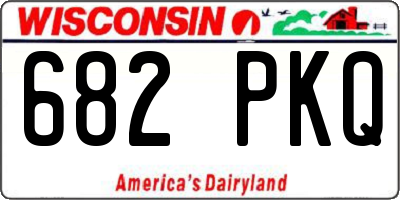 WI license plate 682PKQ