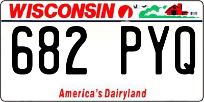 WI license plate 682PYQ