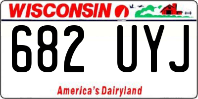WI license plate 682UYJ