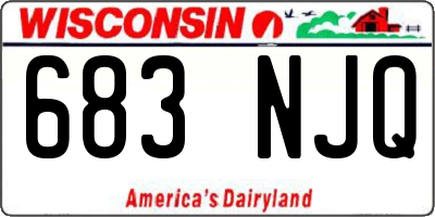 WI license plate 683NJQ