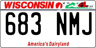 WI license plate 683NMJ
