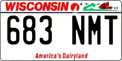 WI license plate 683NMT