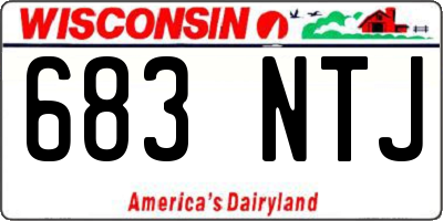 WI license plate 683NTJ