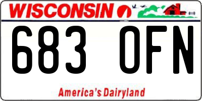 WI license plate 683OFN