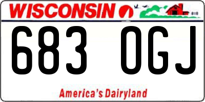 WI license plate 683OGJ