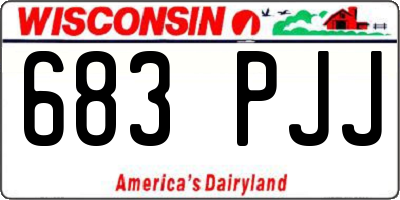 WI license plate 683PJJ