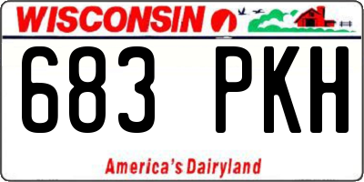 WI license plate 683PKH
