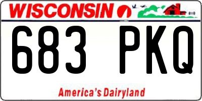 WI license plate 683PKQ