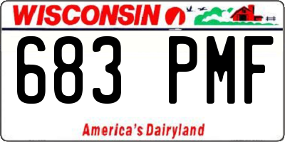 WI license plate 683PMF