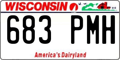 WI license plate 683PMH