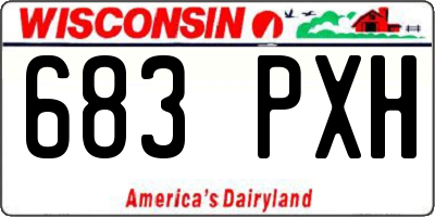 WI license plate 683PXH