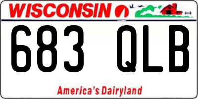 WI license plate 683QLB