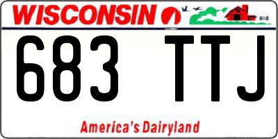 WI license plate 683TTJ