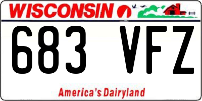 WI license plate 683VFZ