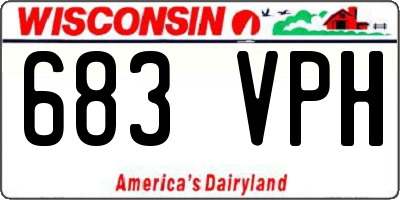 WI license plate 683VPH