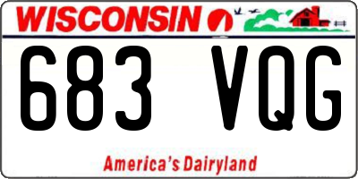 WI license plate 683VQG