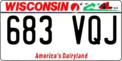WI license plate 683VQJ