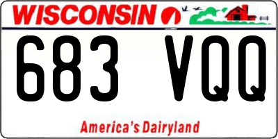 WI license plate 683VQQ