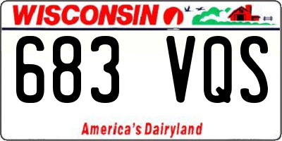 WI license plate 683VQS