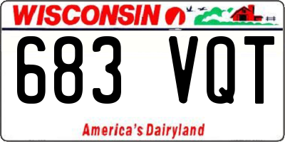 WI license plate 683VQT
