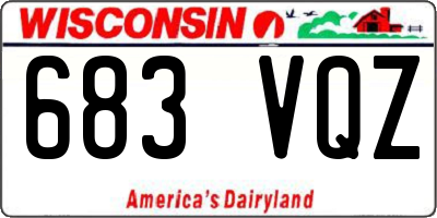 WI license plate 683VQZ