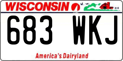 WI license plate 683WKJ
