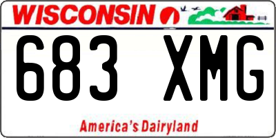 WI license plate 683XMG