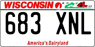 WI license plate 683XNL