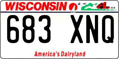 WI license plate 683XNQ