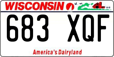 WI license plate 683XQF